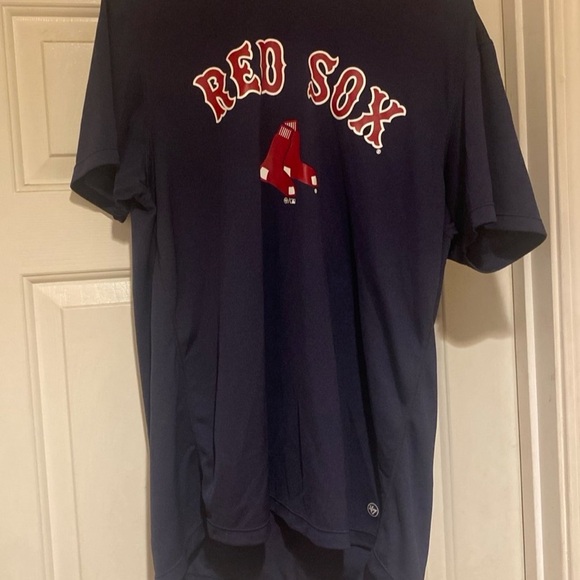 RED SOX 47 Forward NAVY SHORT SLEEVE T-SHIRT SIZE LARGE - Picture 1 of 5
